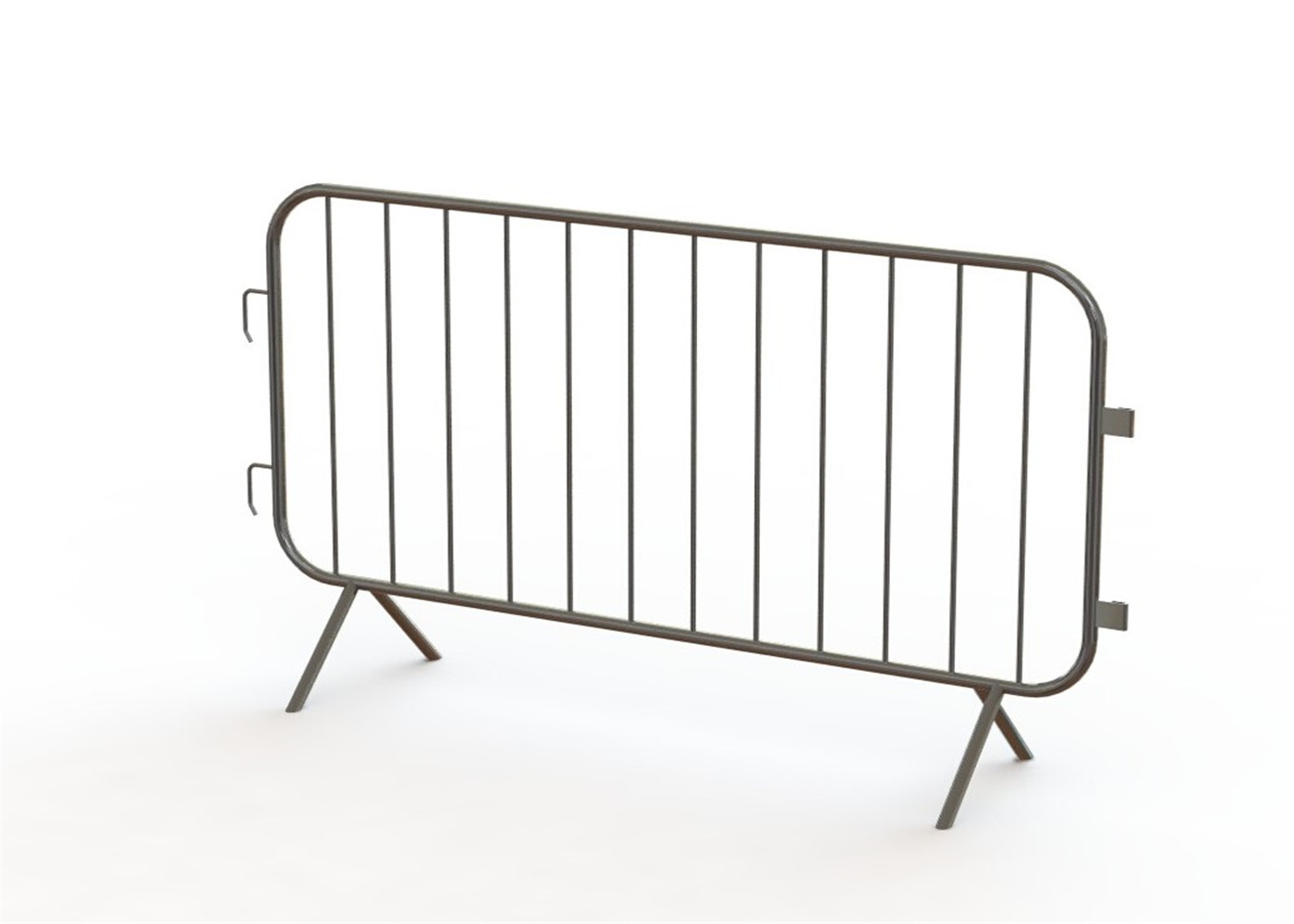 Bridge Design 35mm outer tubing crowd control barriers 1090mm*2500mm upright 16mm hot dipped galvanized