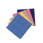 Square Carved Polyester Acoustic Panels 48 Pure Colors 600x600mm