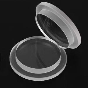 China Circular Shape Customized Quartz Glass Substrate High Temperature Resistant wholesale