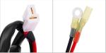 Automotive Relay 900mm Electric Vehicle Cable Dual Electric Cooling Fan