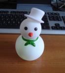 Outdoor 7 Color Snowman Christmas Lights , Led Christmas Snowman Eco Friendly