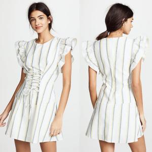 China Woman Dress Summer 2018 Striped Casual Designer Womens Dresses wholesale