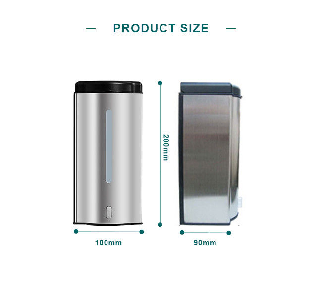 ABS Plastic Hospital 1000ml Waterless Hand Sanitizer Dispenser