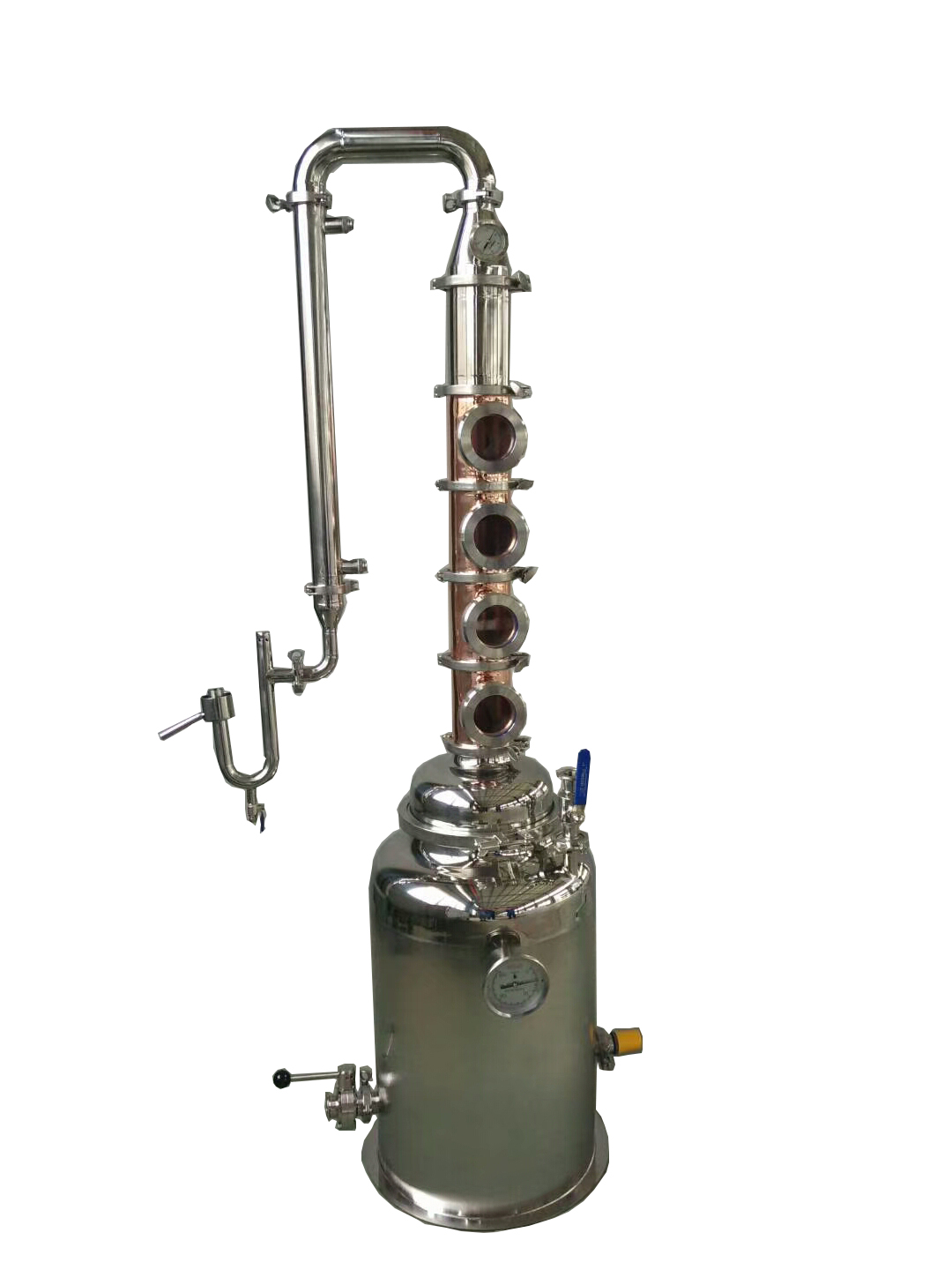 Stainless Steel 304 Home Alcohol Distiller 720*450*940MM Construction
