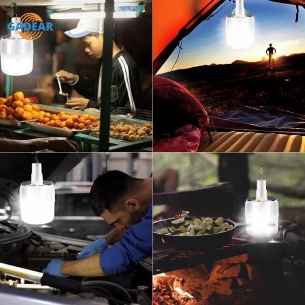 ABS Solar LED Garden Lights Outdoor Camping Household Emergency