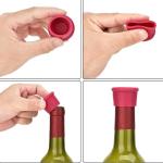 Silicone Wine Stoppers Reusable Beer Bottle Cover Wine Bottle Stopper Wine Saver