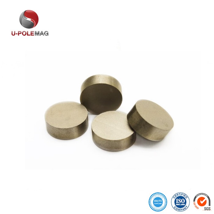 25 mm Dia SmCo Magnet Block Grade YXG-30 for Isolator Magnetic Applications