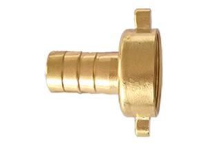 China Two Piece Brass Hose Fittings , Garden Hose Connector General Purpose wholesale