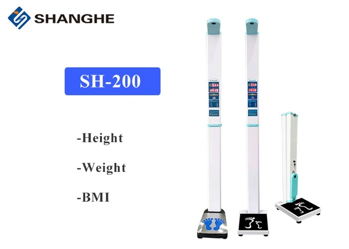 Clinics Coins Bluetooth RS232 Height Weight Bmi Machine