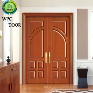 China Modern Design WPC Double Doors Fire Resistant Office 1600mm Width wholesale