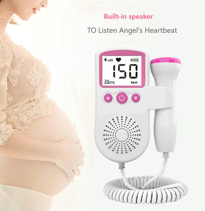 Pregnancy Fetal Heart Monitor,Baby Health Doppler Fetal Heart Monitor During Pregnancy 180g Weight