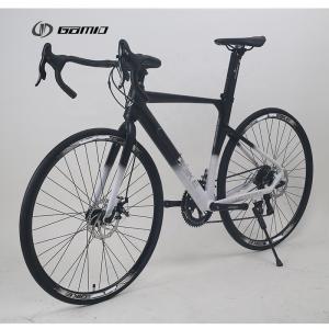 China Simulated Carbon Fiber Gear Cycle with Quick Release Sealed Bearing Hubs GOMID Racing Bike 700c Road Bicycle wholesale