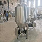 100L Stainless Steel Cooling Jacket Conical Fermenter for B2B Homebrewing