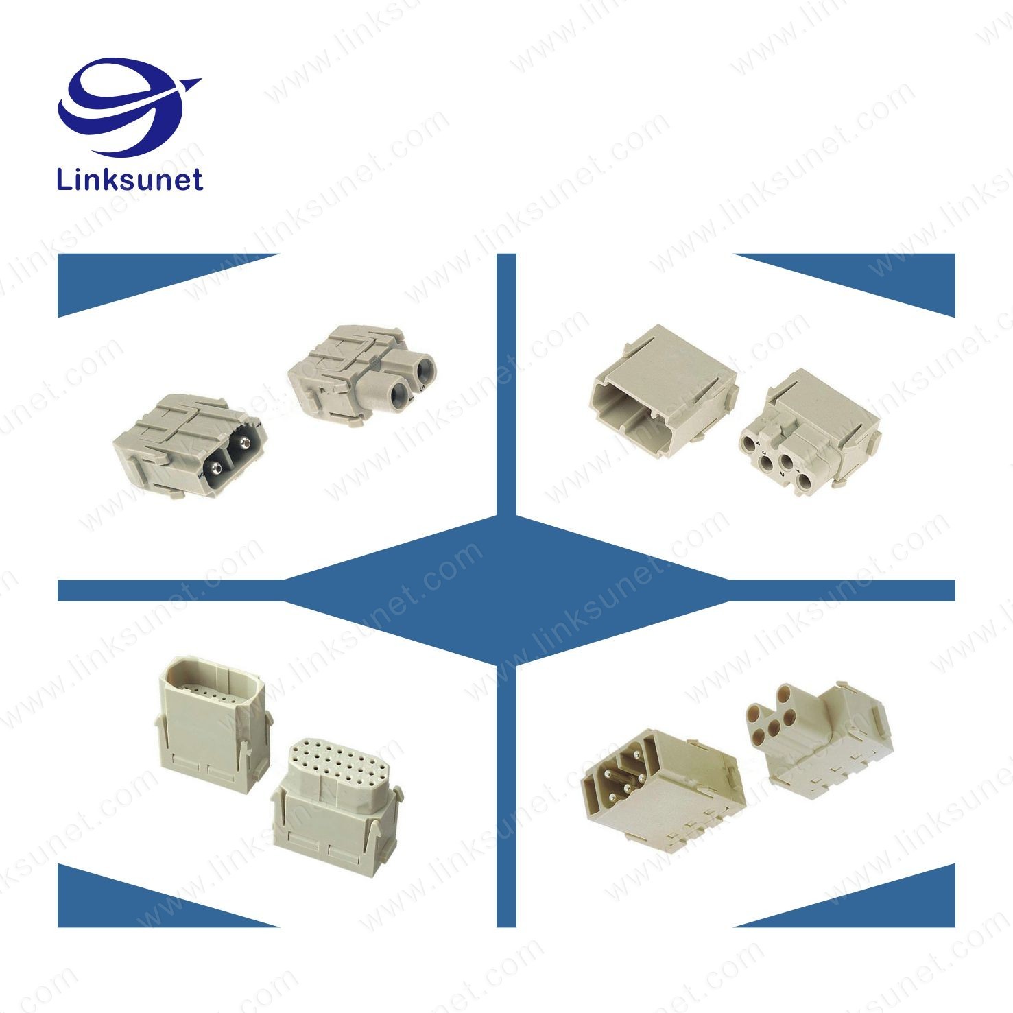Harting 6P 09340062602 Heavy Duty Harness Four Point Female Sockets