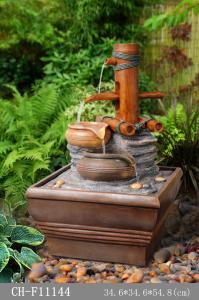 China Bamboo Lighted Outdoor Water Fountains wholesale