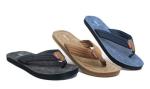 Outdoor Rubber EVA Anti Slip Insole Men Wearing Flip Flops