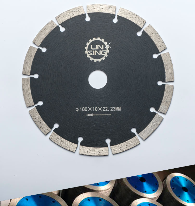 Customized Support OBM 4inch Diamond Segmented Cutting Disc for Granite Stone Cutting