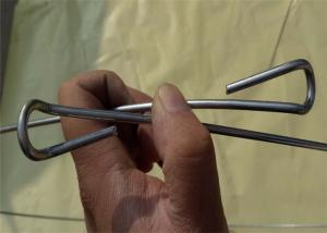 China 8 Feet Length Bale Ties Wire Galvanized Double Loop wholesale