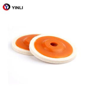 China Wear Resistant Wool Felt Wheel 150mm Diameter For Polishing wholesale