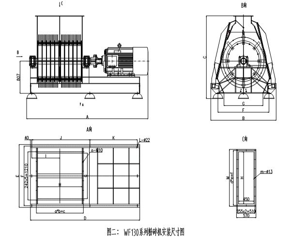 High Output King Corn Hammer Mill WF130 Serial For Maize Sorghum Wheat Pulp Fiber