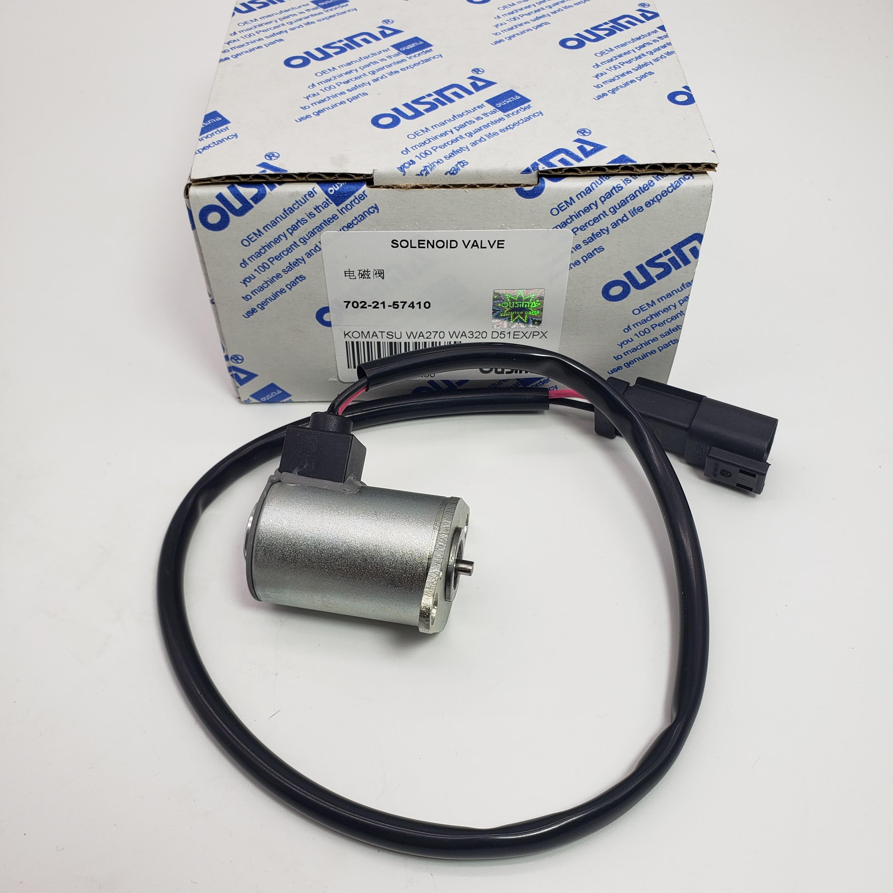 Solenoid Valve 702-21-57410 For KOMATSU PC220 PC40MR HM300 WA200 WA480