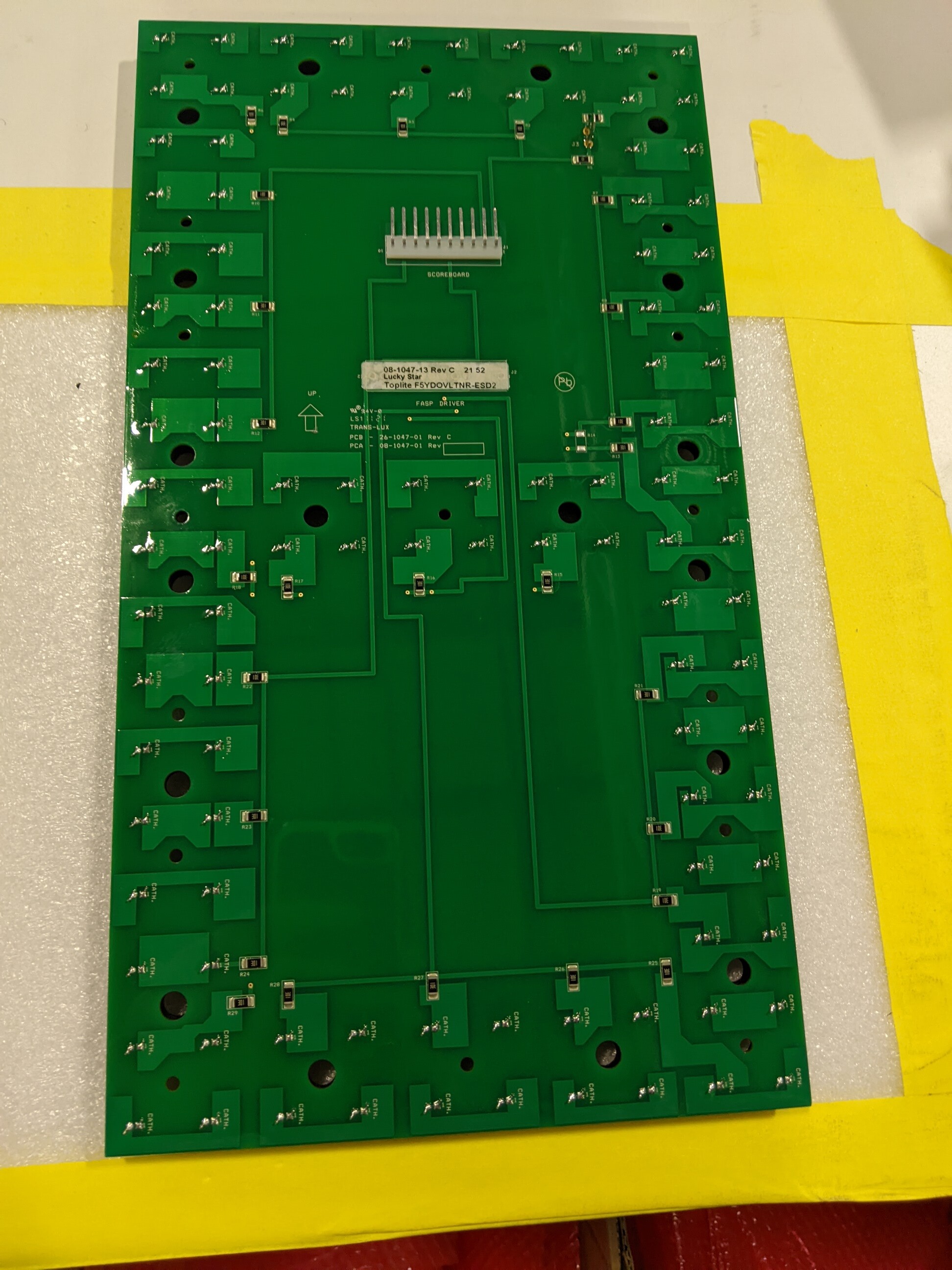 FR4 SMT Printed Circuit Board Assembly 2 Layers 1OZ HASL Outdoor Digit Multilayer