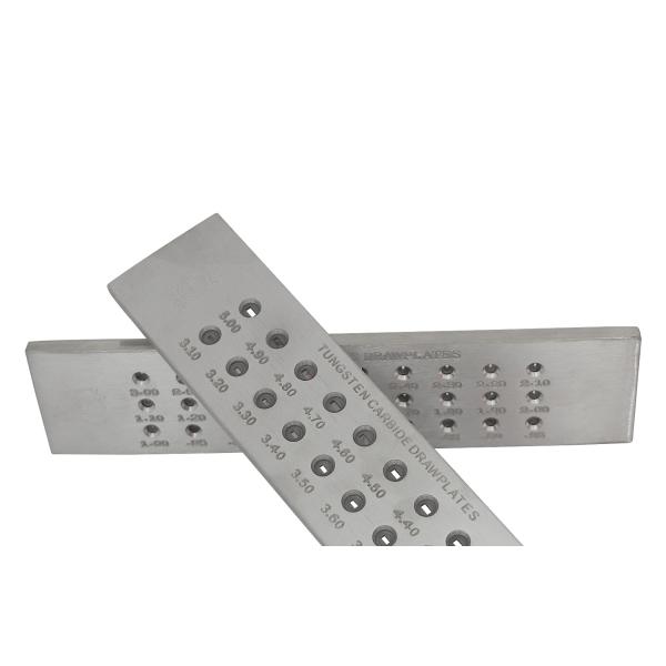 Steel Alloy Jewelry Accessories Tools Rectangle Tungsten Carbide Draw Plate