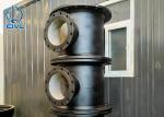 DN1000 Ductile Iron fittings Pan Insert Short Tube Reducing Full Disc Tee