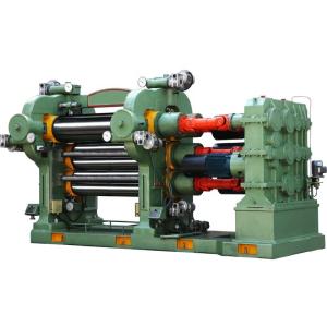 China Rubber Sheet Roller Calender/ Three Roll Textile Rubber Calender wholesale