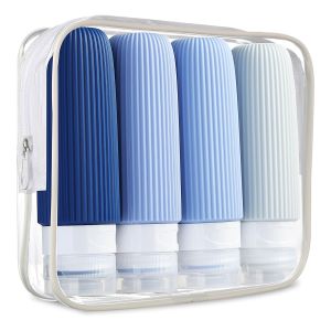 China 3oz/90ml Silicone Travel Bottles For Toiletries TSA Approved wholesale