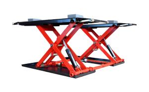 China 1000mm Middle Rise Car Scissor Lift Pneumatic Lock wholesale