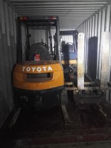 China 2 Units Toyota 3 ton Forklift Sold To Omen wholesale