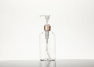 China Clear 350ml Empty Pump Shampoo Bottles For Hand Washing PET Plastic wholesale