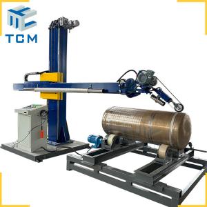China Automatic Stainless Steel Polishing Machine For Steel Cylinder Shell Surface Polishing wholesale