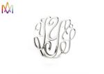 Baroque Style A-Z Alphabet Hollow SS DIY Metal Charms