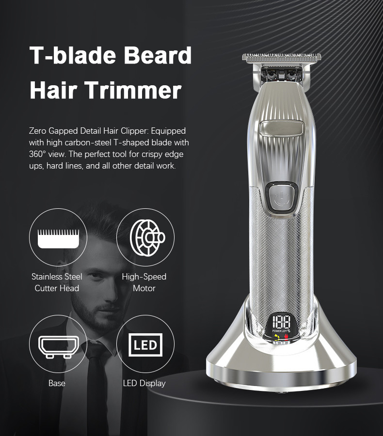 Rechargeable Adjustable Hair Trimmer Clippers 100v-240v Men Personal Care