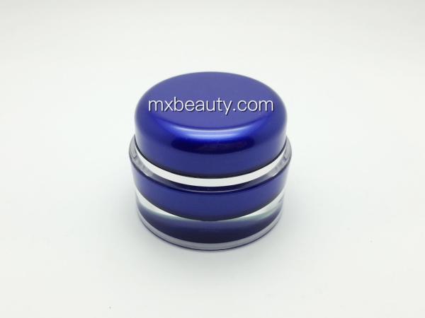 high quality classic pmma cream jar 50g 30g 15g UV coating with hot stamping