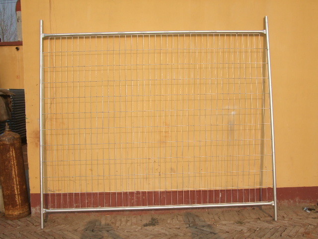 Welded pipe metal Galvanized Steel Temporary Fence