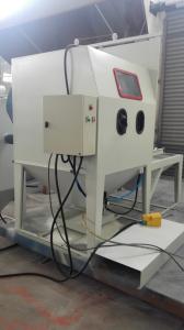 China Cart Turntable Type Industrial Sand Blasting Machine 0.75kW Motor Power wholesale