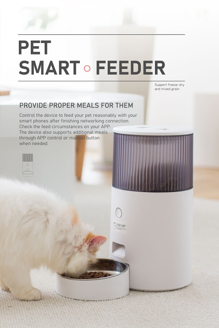 Wifi Automatic Cat Food Dispenser App Remote Control Automatic Dog Food Dispenser