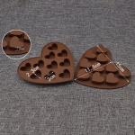 OEM Love Shape Food Grade Silicone Biscuit Mold