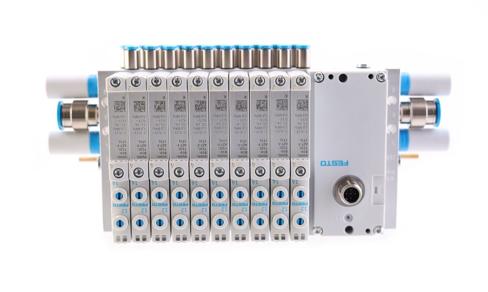 Festo Valve Manifold VTUG With Multi-pin Plug Or Fieldbus Connection VTUG-14-VRPT-B1T-Q12B-UB-Q6SU-24K+TTSC