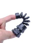 Nylon Spiral Flex Protecting Electrical Cable Gland Strain Relief M12 M20 M25