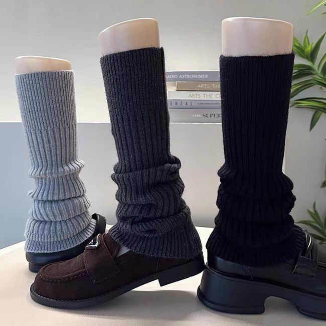 Women Luxury Cashmere Leg Warmers Soft And Thermal Winter Knitted Leg Warmer