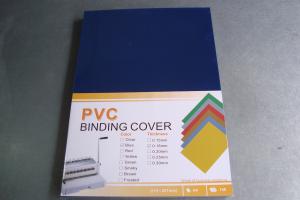 China A4 A3 0.15mm 0.18mm 0.20mm 150MIC 180MIC 200MIC plastic PVC PP PET Binding Cover book cover from China wholesale