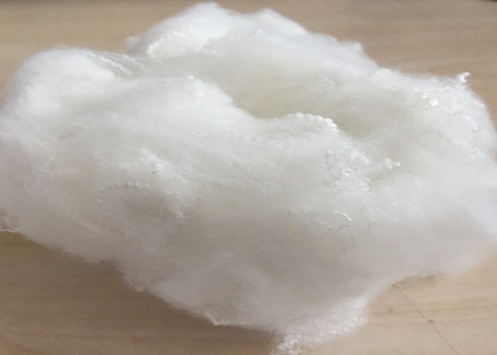 Bright Raw White Virgin Polyester Staple Fiber / Psf Fiber For Sewing Thread
