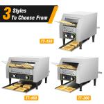 Industrial Stainless Steel Electric Conveyor Toaster for Bread/Bun/Burger