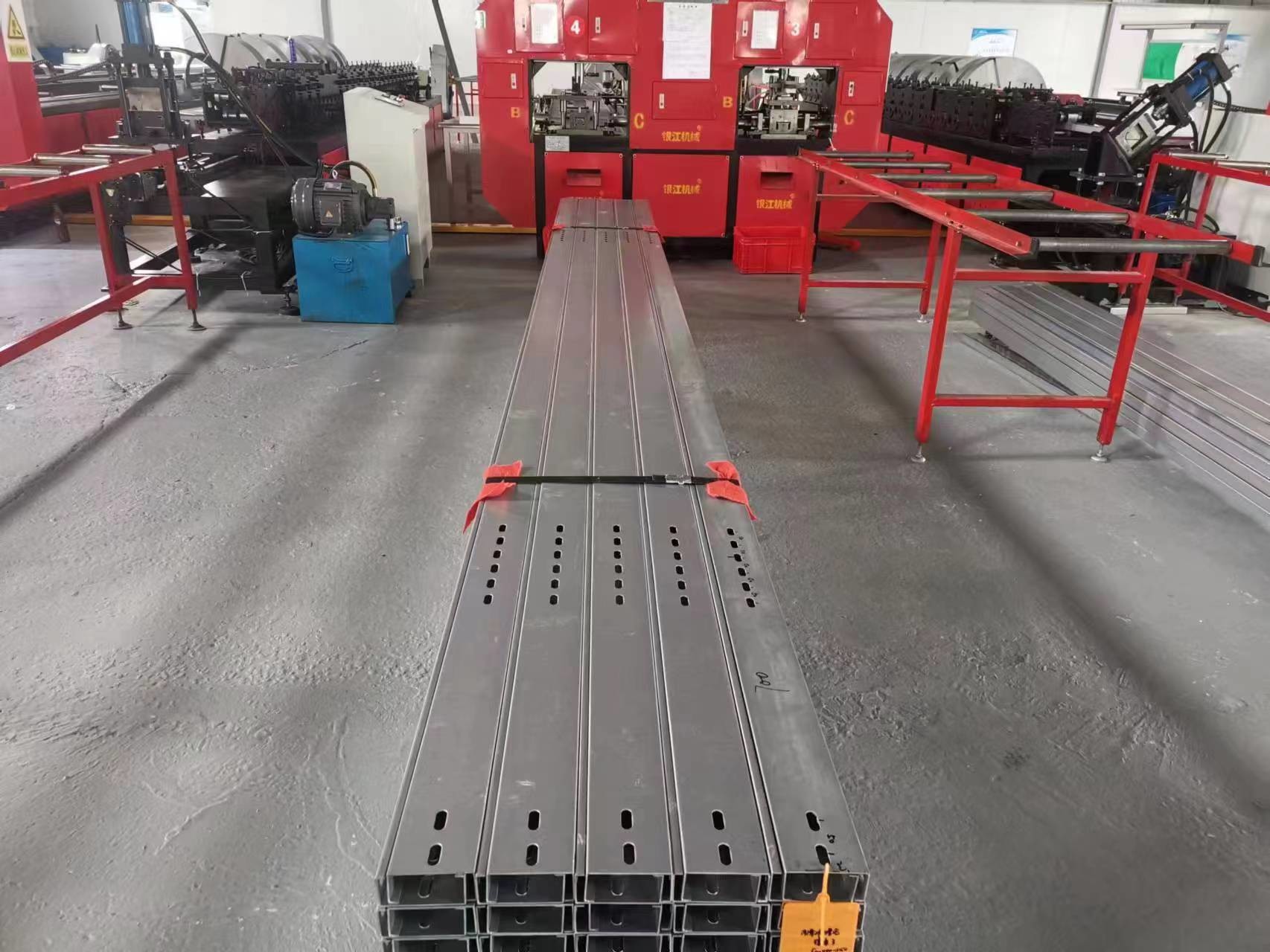 380V Steel Solar Bracket Punching Machine Solar Bracket Equipment