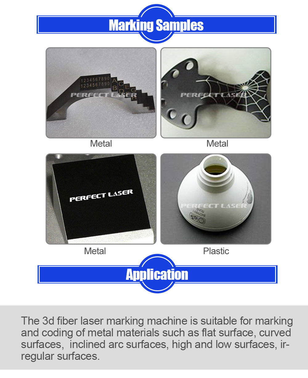 Mini Small Laser Marking Machine 3D Dynamic Focus For Flat Curved Inclined Arc Surface