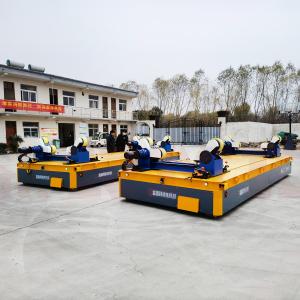 China Battery Radio Remote Control Motorized Transfer Trolley 10 Tons wholesale
